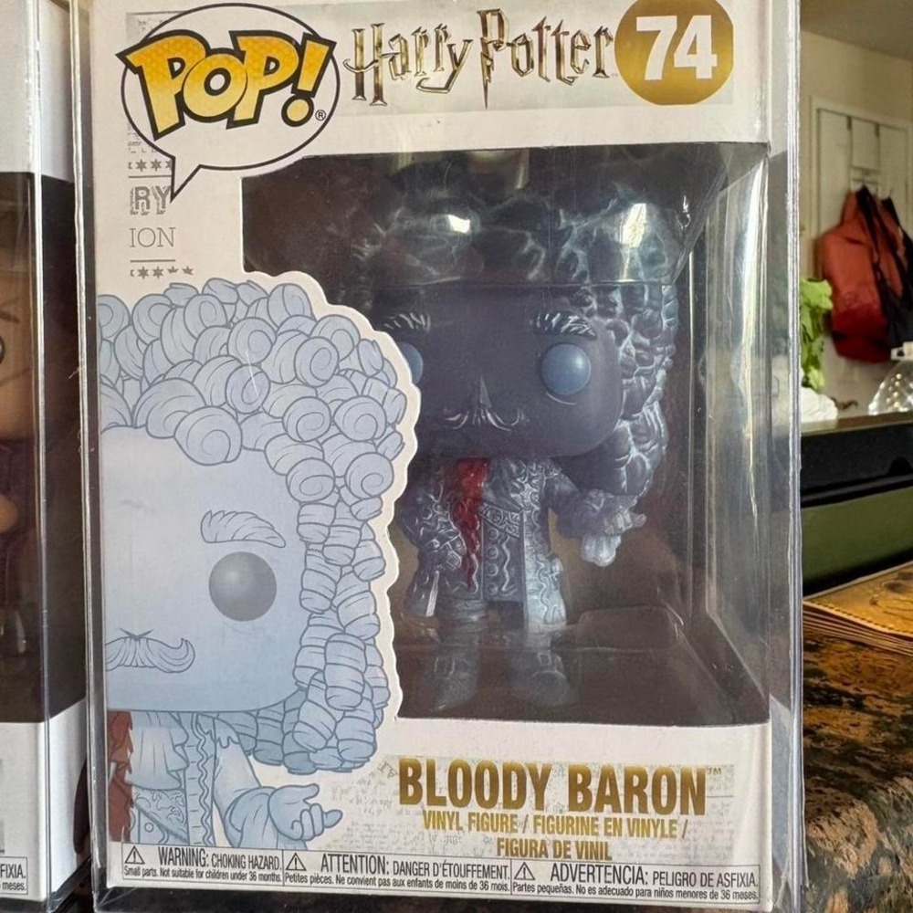 Funko Pop Harry Potter Bloody Baron 74 Vinyl Figure Slytherin Ghost Collectible